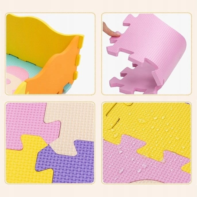 Mata piankowa edukacyjna puzzle 50 szt. 119x119cm