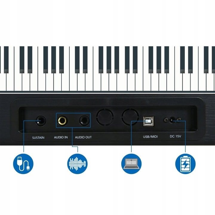 Pianino cyfrowe 88 klawiszy midi