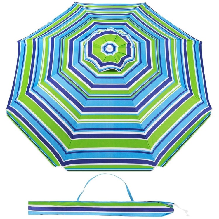 Parasol plażowy z regulacją nachylenia i torbą