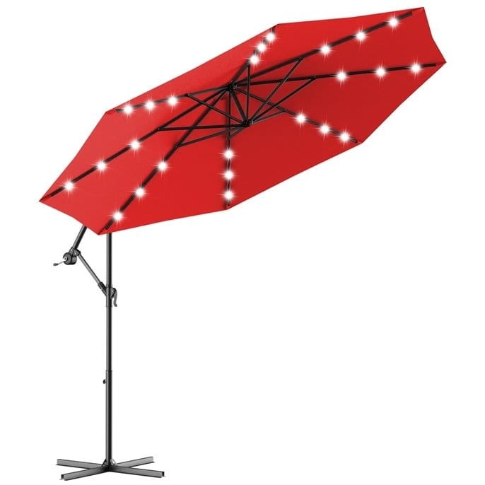 Parasol ogrodowy na balkon taras z wysięgnikiem 300 cm