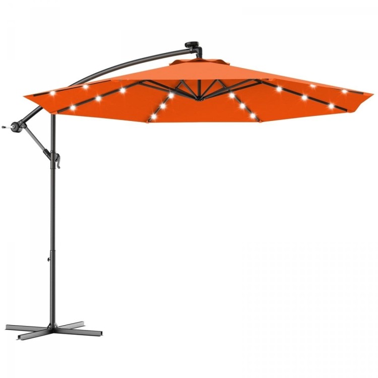 Parasol ogrodowy na balkon taras z wysięgnikiem 300 cm