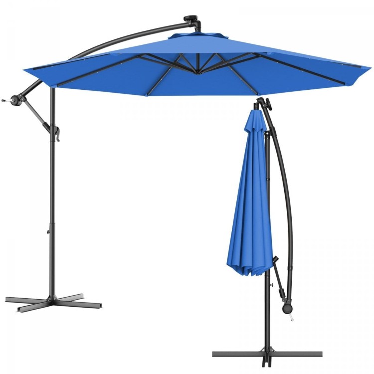 Parasol ogrodowy na balkon taras z wysięgnikiem 300 cm
