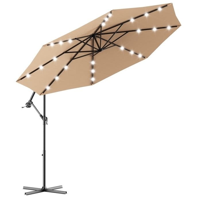 Parasol ogrodowy na balkon taras z wysięgnikiem 300 cm
