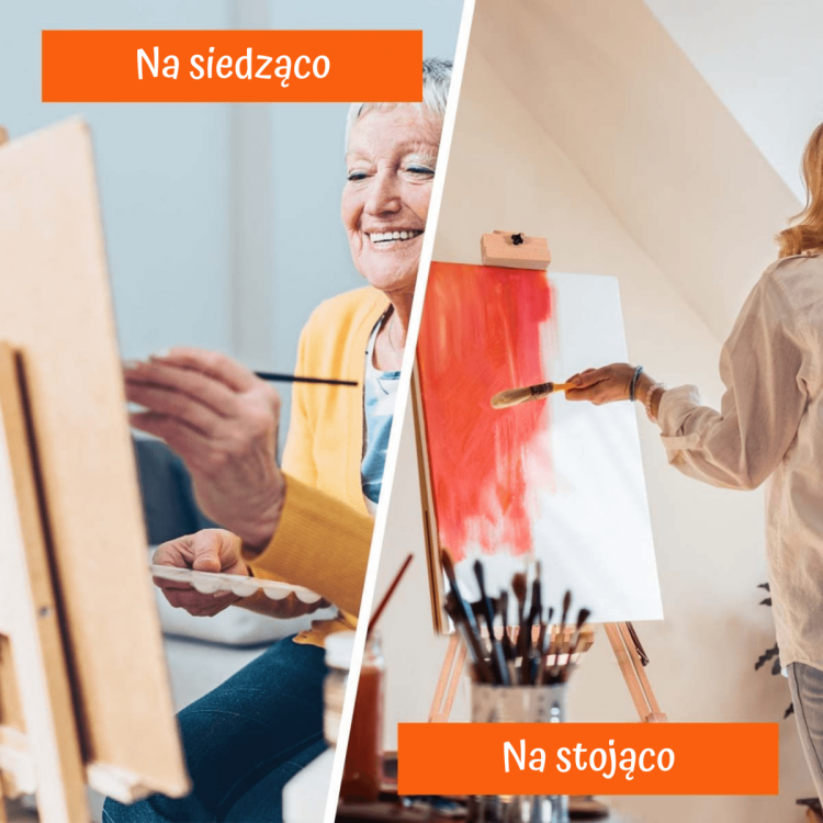 Sztaluga malarska regulowana trójnóg