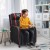 Fotel gamingowy recliner z poduszką lędźwiową