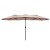 Podwójny parasol ogrodowy na taras 460 cm