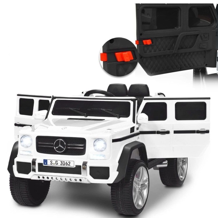 Samochód dla dzieci Mercedes Benz Maybach G650-S  z oświetleniem LED Biały