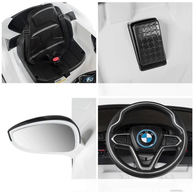 Elektryczny samochód dla dzieci BMW i8 Biały