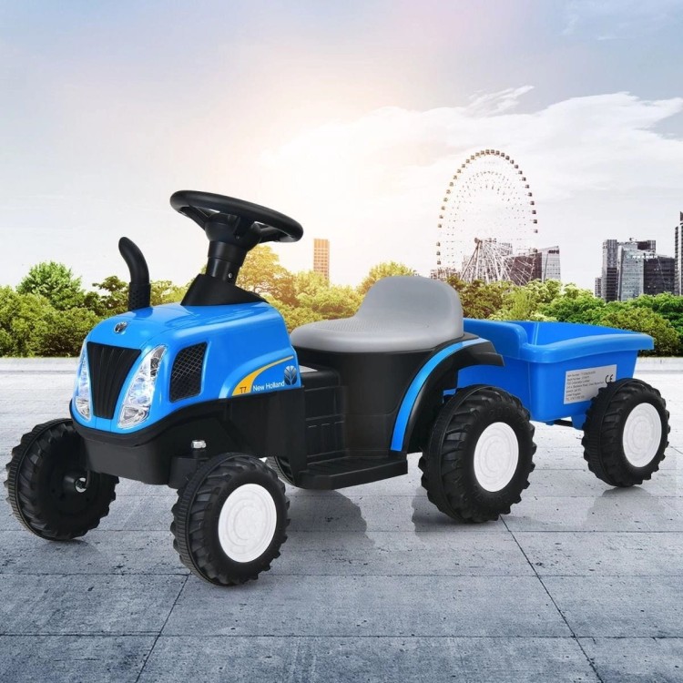 Elektryczny samochód dla dzieci Traktor z przyczepką