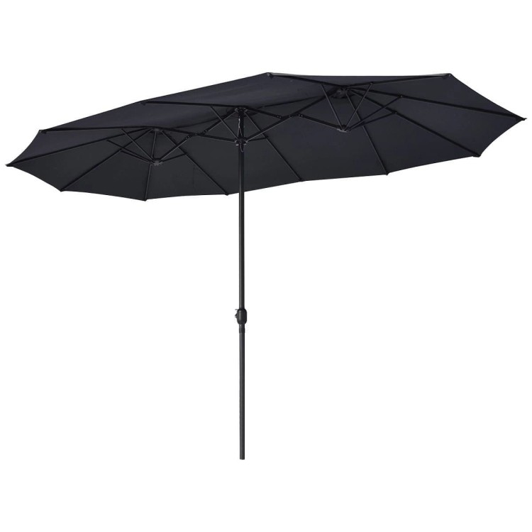 Podwójny parasol ogrodowy na taras 460 cm