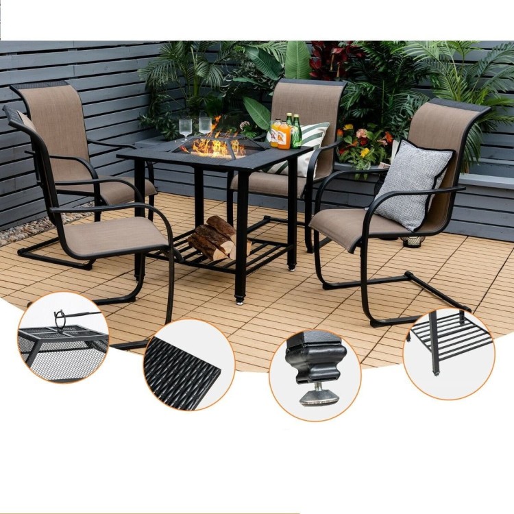 Palenisko ogrodowe Grill 4w1 79 x 79 x 78 cm