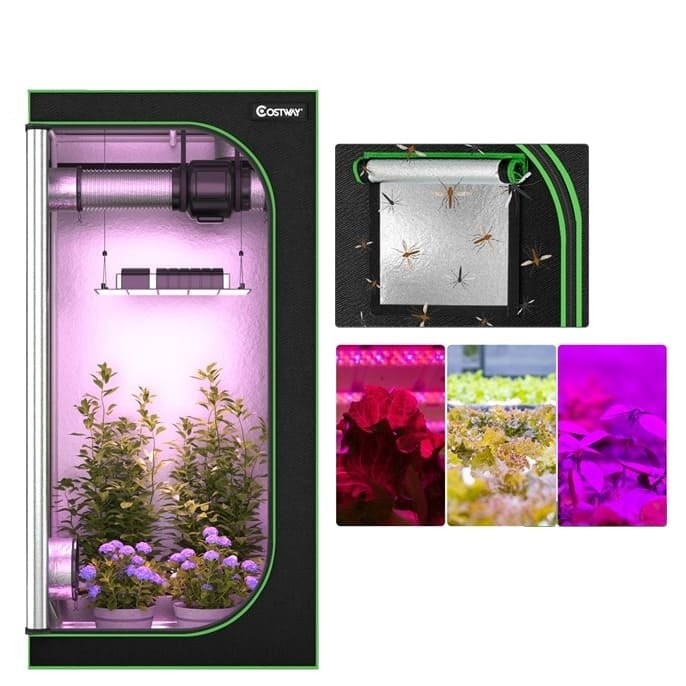 Growbox kompaktowa szklarnia 90 x 90 x 180 cm