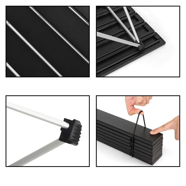 Aluminiowy składany stół kempingowy 56 x 41 x 41 cm