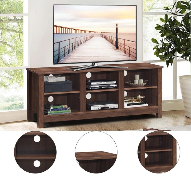 Drewniana szafka RTV  135 x 39,5 x 54 cm