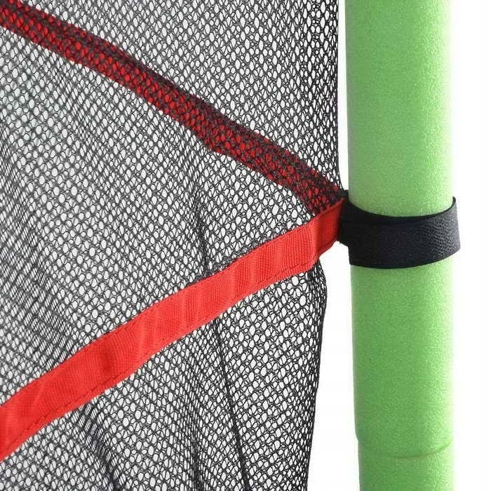Trampolina dla dzieci z siatką i klapą 140 cm
