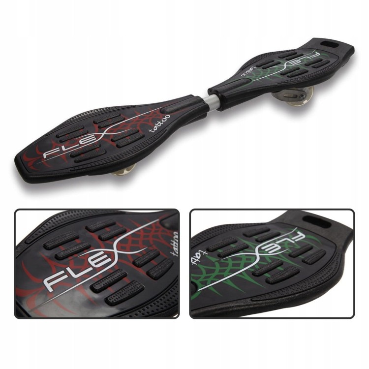 Deskorolka łamana waveboard z podświetleniem led