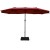 Podwójny parasol ogrodowy na taras z podstawą 460 cm