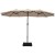 Podwójny parasol ogrodowy na taras z podstawą 460 cm
