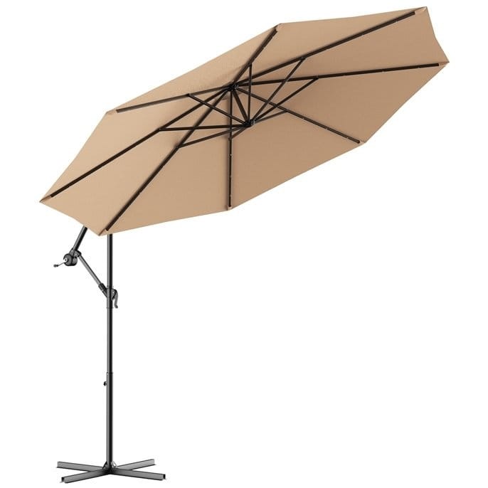 Parasol ogrodowy na balkon taras z wysięgnikiem 300 cm