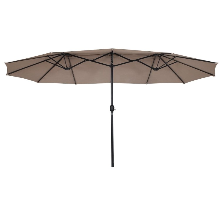 Podwójny parasol ogrodowy na taras 460 cm