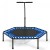 Trampolina fitness z uchwytem i cichymi gumami bungee