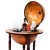 Barek globus na alkohol w stylu vintage