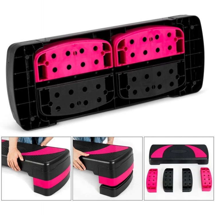 Stepper do aerobiku regulowany 3-stopniowy