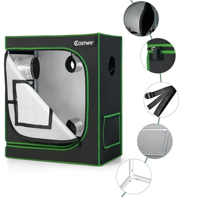 Growbox kompaktowa szklarnia 77 x 46.6 x 92 cm