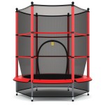 Trampolina dla dzieci z siatką i klapą 140cm