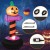 Dekoracja Halloween Znak drogowy z dynią