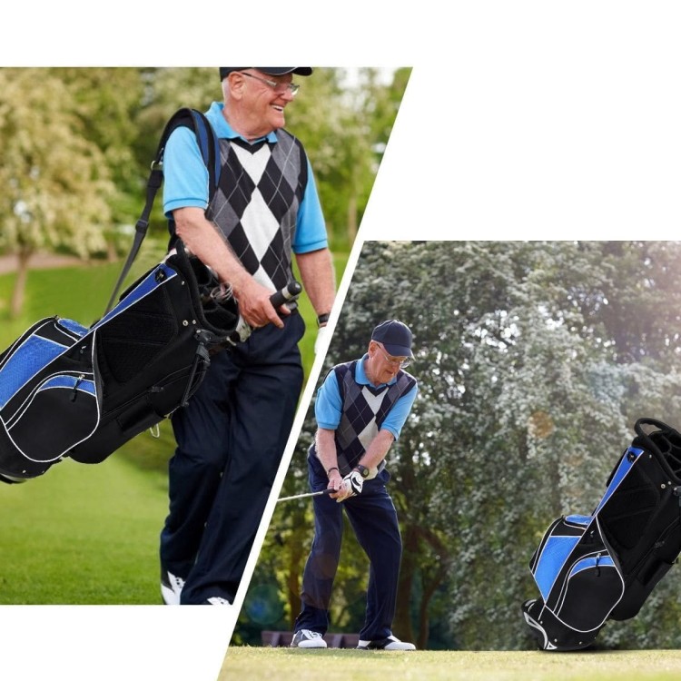 Torba golfowa z zapinanymi na zamek przegródkami i kieszonką termoizolacyjną