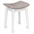 Toaletka kosmetyczna z lustrem i taboretem