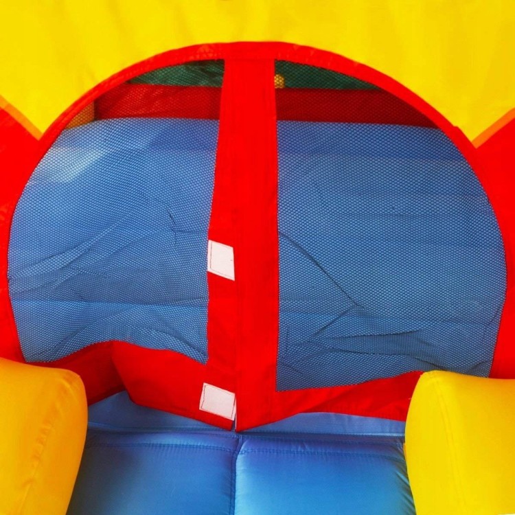 Dmuchany zamek trampolina ze zjeżdżalnią