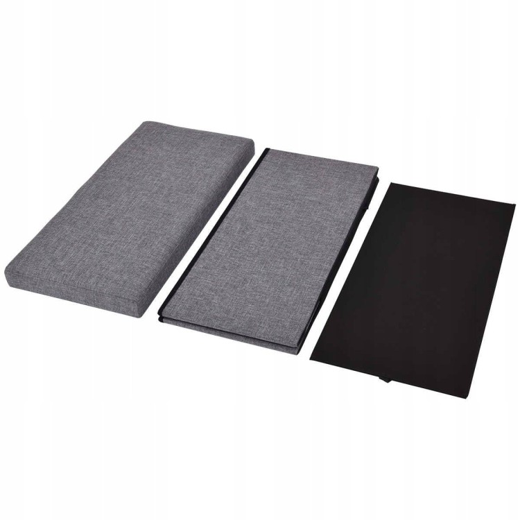 Pufa składana ze schowkiem
