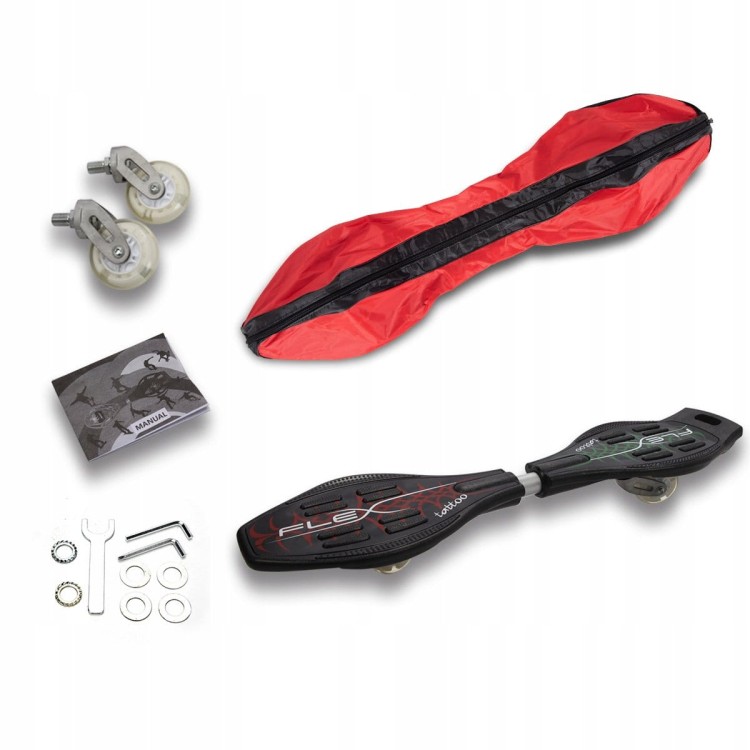 Deskorolka łamana waveboard z podświetleniem led