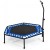 Trampolina fitness z uchwytem i cichymi gumami bungee