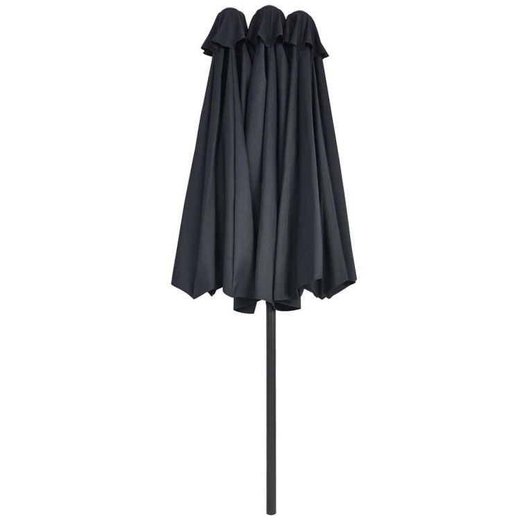 Podwójny parasol ogrodowy na taras 460 cm