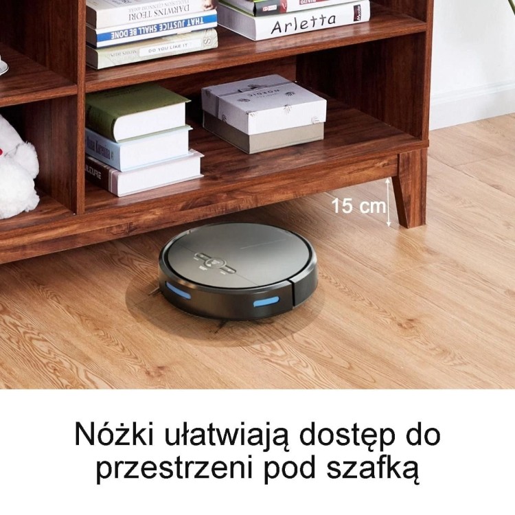 Drewniana szafka RTV z półkami 147 x 40 x 61 cm