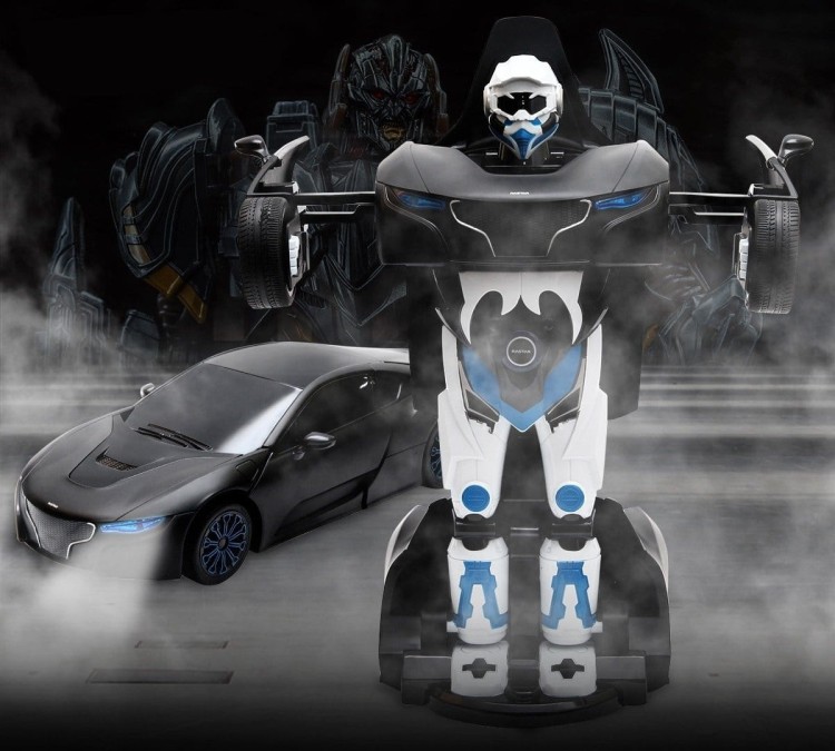 Zdalnie sterowany samochód robot 2w1