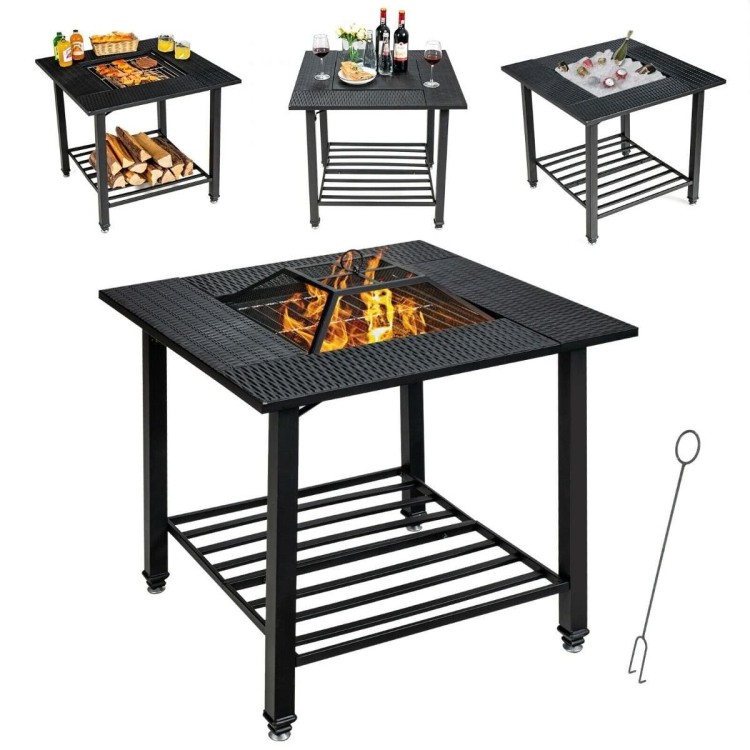 Palenisko ogrodowe Grill 4w1 79 x 79 x 78 cm