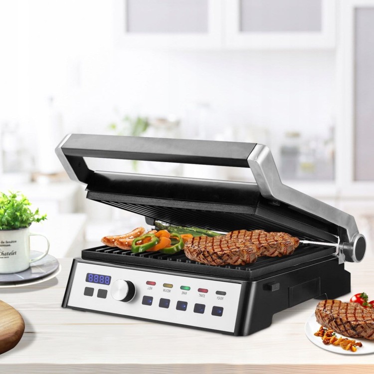 Grill elektryczny opiekacz z regulacja temperatury