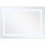 Lustro łazienkowe z podświetleniem led na dotyk 70x50 cm