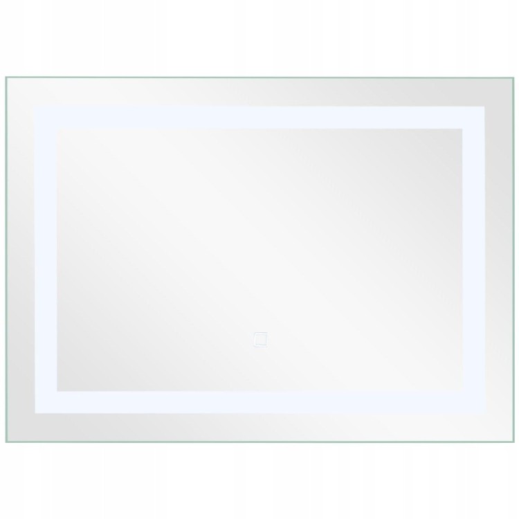 Lustro łazienkowe z podświetleniem led na dotyk 70x50 cm