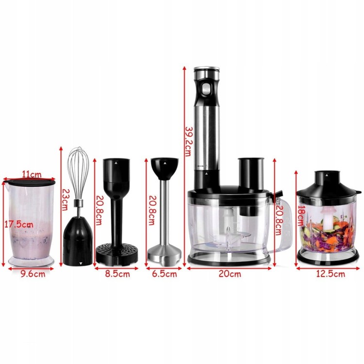 Blender ręczny mikser wielofunkcyjny zestaw 5w1