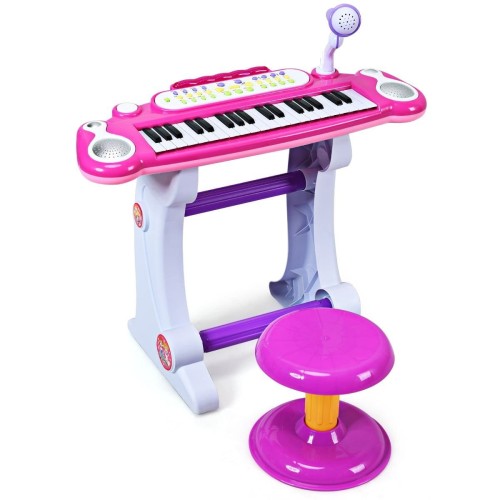 Pianino dla dzieci od 3 lat z mikrofonem i muzyką