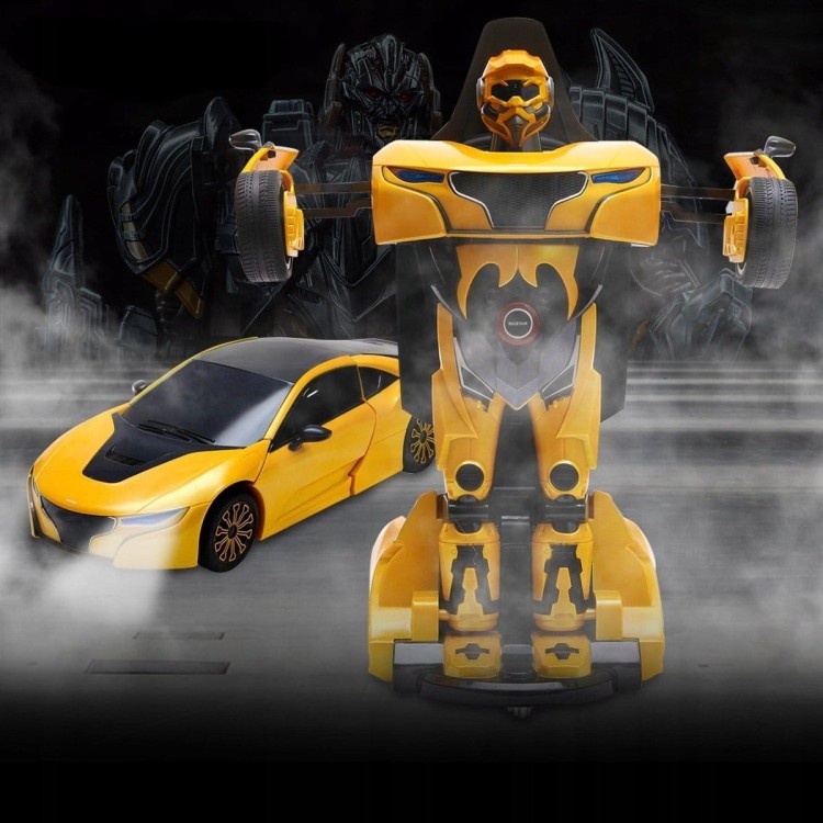 Zdalnie sterowany samochód robot 2w1