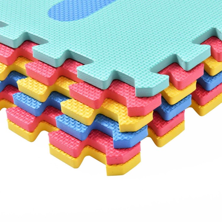 Duża piankowa mata edukacyjna puzzle