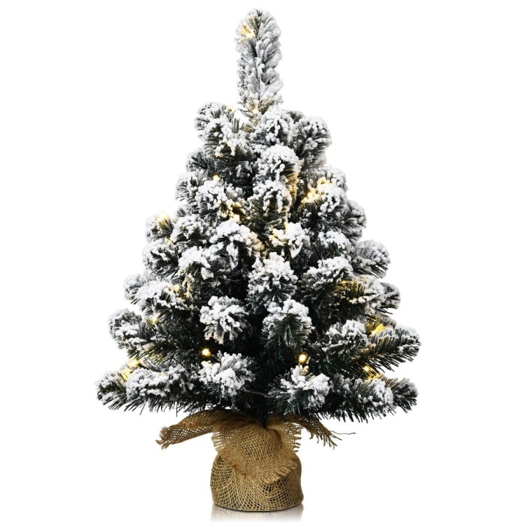 Sztuczna mini choinka 60 cm z lampkami LED