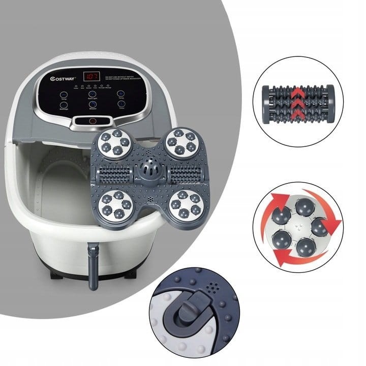 Hydromasażer shiatsu z podczerwienią do stóp 500W
