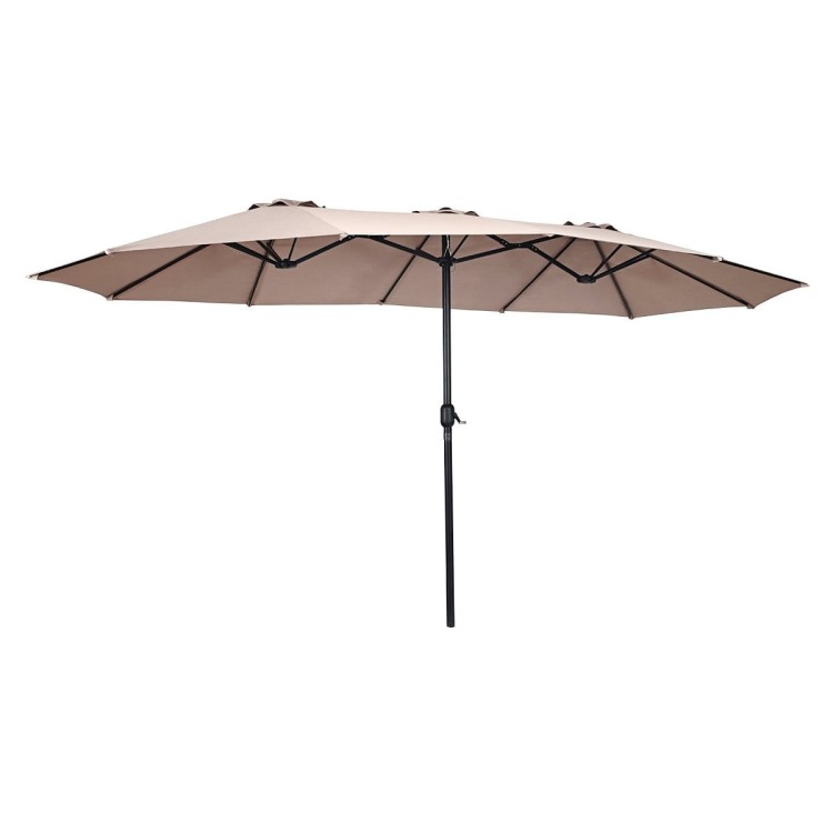 Podwójny parasol ogrodowy na taras 460 cm